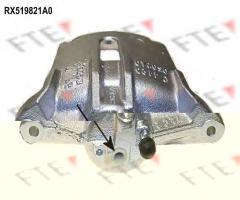 Fte rx519821a0 zacisk hamulcowy toyota yaris 99-05 prawy przód, toyota yaris (scp1_, nlp1_, ncp1_)