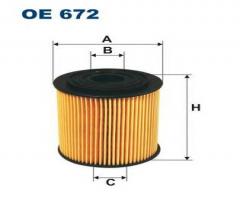 Filtron oe672 filtr oleju mini one 01 -, chrysler pt cruiser (pt_), mini mini (r50, r53)