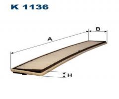 Filtron k1136 filtr kabinowy bmw e46 98 -, alpina b3 (e46), bmw 3 (e46)