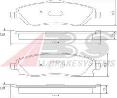 A.b.s. 37213 klocki hamulcowe opel corsa c 00-06, opel meriva