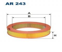 Filtron ar243 filtr powietrza mazda 626-92, asia motors rocsta, honda quintet (su), mazda 626 i (cb)