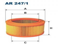 Filtron ar247/1 filtr powietrza volvo 240 2.0sw-76, volvo 140 (142, 144)