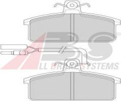 A.b.s. 36146/1 klocki hamulcowe seat ibiza 84-93 z czujnikiem, autobianchi a 111, fiat 124 spider