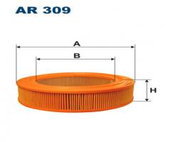 Filtron ar309 filtr powietrza wołga gaz 24, gaz volga (3102)