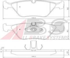 A.b.s. 37036 klocki hamulcowe bmw 5 e39 96-03, bmw 5 (e39)