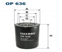 Filtron op636 filtr oleju mitsubishi pajero 2.8td 93 -, mitsubishi pajero ii (v3_w, v2_w, v4_w)