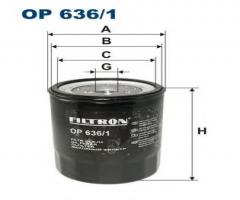 Filtron op636/1 filtr oleju mitsubishi canter 2.7d-4.2d, cadillac seville ii (k), isuzu campo (kb)