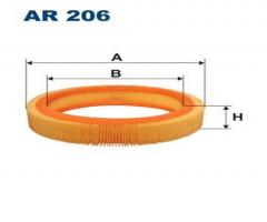 Filtron ar206 filtr powietrza ford fiesta 1.1-88,escort 1.1-90, ford fiesta ii (fbd)