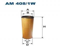 Filtron am408/1w filtr powietrza volvo f10,f12 wkład do am408/1 *