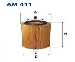 Filtron am411 filtr powietrza dt 75 ciągnik gąsienicowy