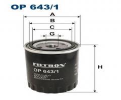 Filtron op643/1 filtr oleju renault clio 1.9d 91-98, renault clio i (b/c57_, 5/357_)