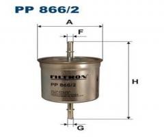 Filtron pp866/2 filtr paliwa volvo s40/s80 v40, volvo s40 i (vs)