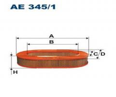 Filtron ae345/1 filtr powietrza mercedes w123 76-85,w126 79-85, mercedes-benz /8 coupe (w114)