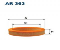 Filtron ar363 filtr powietrza land rover a112 82-86, autobianchi a 112, fiat 127, lancia a 112