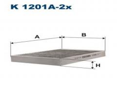 Filtron k1201a-2x filtr kabinowy mercedes, mercedes-benz klasa s (w221)