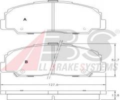 A.b.s. 36736 klocki hamulcowe daihatsu feroza 88-90, bertone freeclimber