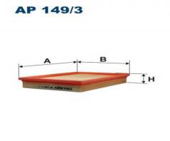 Filtron ap149/3 filtr powietrza vw golf, seat leon (1m1), skoda octavia combi (1z5)