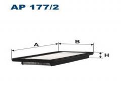 Filtron ap177/2 filtr powietrza hyundai atos 1.0 12v 98 -, hyundai atos (mx)