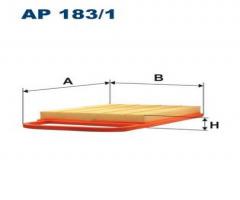 Filtron ap183/1 filtr powietrza skoda fabia vw polo 1.2 02 -, skoda fabia (6y2), vw polo (9n_)