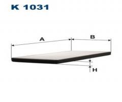 Filtron k1031 filtr kabinowy bmw e34-95,e32-94, bmw 5 (e34)