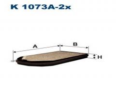 Filtron k1073a-2x filtr kabinowy bmw 7 (e38) węglowy k1073a-2x 2szt., bmw 7 (e38)