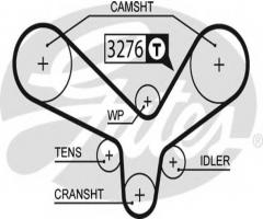 Gates 5344xs pasek rozrządu audi 2.8 v6 (239), audi coupe (89, 8b)