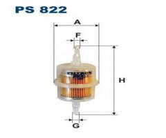 Filtron ps822 filtr paliwa vw audi 1.1-2.0-83, alfa romeo alfasud sprint (902.a), audi 50 (86)