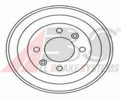 A.b.s. 5255-s bęben hamulcowy citroen berlingo 96-08, citroËn c15 (vd-_), peugeot 305 ii (581m)
