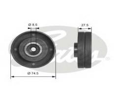 Gates t41174 rolka napinacza, audi 100 (44, 44q, c3), volvo 240 (p242, p244), vw passat (32b)