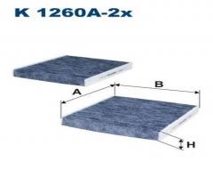 Filtron k1260a-2x filtr kabinowy bmw 5 f10 f11 f18 6 7 f01 węglowy, bmw 5 (f10, f18)