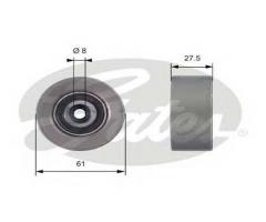 Gates t42151 rolka napinacza, alfa romeo 159 sportwagon (939), chevrolet orlando (j309)