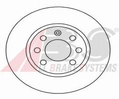 A.b.s. 15929 tarcza hamulcowa volvo 440-460 88-96, volvo 480 e