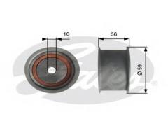 Gates t41227 rolka napinacza, audi a6 (4a, c4), skoda superb (3u4), vw passat (3b2)