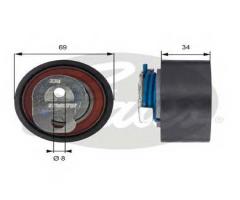 Gates t43163 rolka napinacza, fiat ducato autobus (250), iveco daily iv autobus