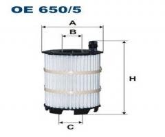 Filtron oe650/5 filtr oleju audi vw, audi a5 (8t3), vw touareg (7la, 7l6, 7l7)