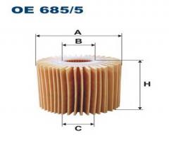 Filtron oe685/5 filtr oleju, toyota verso s (nlp12_, ncp12_, nsp12_)