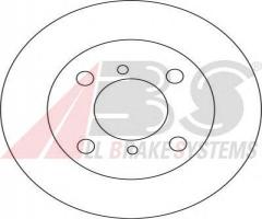 A.b.s. 16995 tarcza hamulcowa suzuki wagon r+ 97-01 wen, suzuki wagon r+ (em)