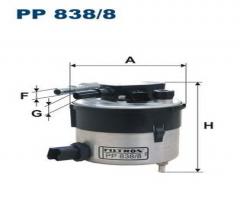 Filtron pp838/8 filtra paliwa ford focus ii mk2 c-max 1.6 tdci, ford focus ii kombi (da_)