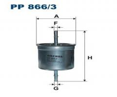 Filtron pp866/3 filtr paliwa, volvo s80 i (ts, xy)