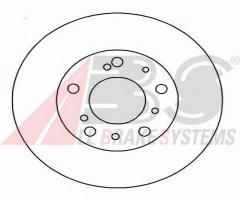 A.b.s. 15046 tarcza hamulcowa fiat ducato 81-94 maxi 1,8t, citroËn c25 autobus (280_, 290_)