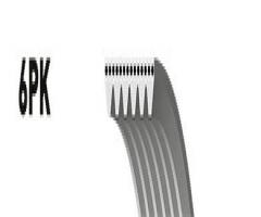 Gates 6pk853 pasek wielorowkowy - stary nr 68353, citroËn c1 (pm_, pn_)