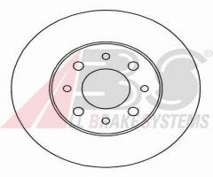 A.b.s. 16904 tarcza hamulcowa fiat palio 97 -, fiat palio (178bx)