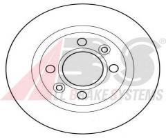 A.b.s. 15864 tarcza hamulcowa renault r21 2,1d-td 86-94, renault 21 sedan (l48_)