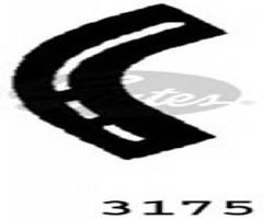 Gates 3175 przewód układu chłodzenia, lada 1200-1600, opel kadett d (31_-34_, 41_-44_)