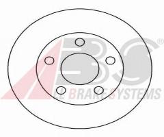 A.b.s. 16916 tarcza hamulcowa opel sintra 96-99, buick le sabre, chevrolet trans sport, opel sintra