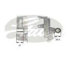 Gates t43028 napinacz paska vw audi, audi a4 (8d2, b5), seat exeo (3r2), skoda superb (3u4)