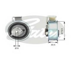 Gates t43018 rolka napinacza vw audi, audi a4 (8d2, b5), seat exeo (3r2), skoda superb (3u4)