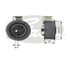 Gates t43019 rolka napinacza vw audi, audi a4 (8d2, b5), ford galaxy (wgr), seat alhambra (7v8, 7v9)