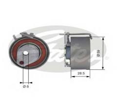 Gates t43126 rolka napinacza citroen, peugeot, dacia logan (ls_), nissan kubistar (x76)