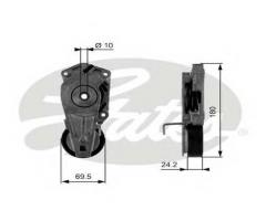 Gates t38405 napinacz paska mini, mini mini (r50, r53)